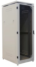 Шкаф напольный МТК 19&quot;, 42U, 2054x600x800 мм, разборный, дверь со стеклом, серый